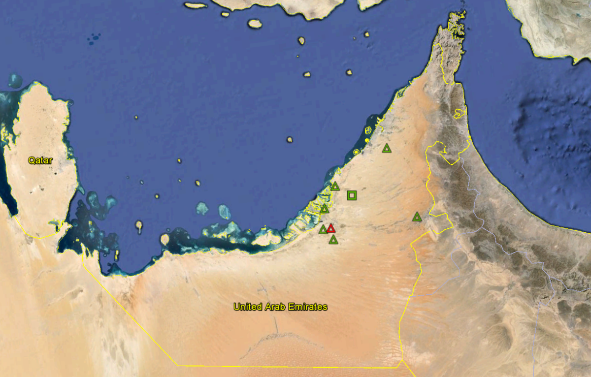 UAE New SAM Deployments