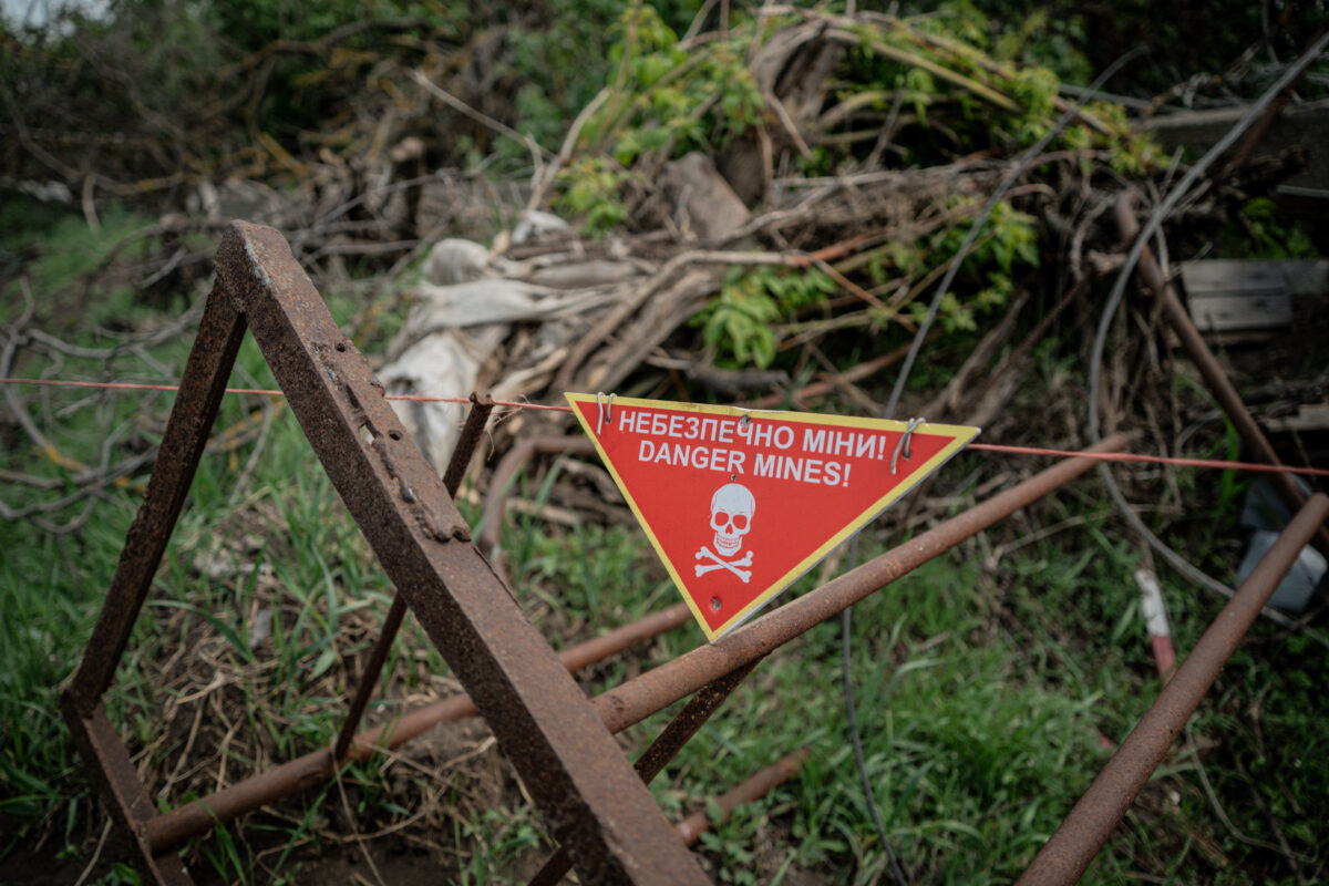 Ukraine’s Contaminated Land: Clearing Landmines With Rakes, Tractors and Drones